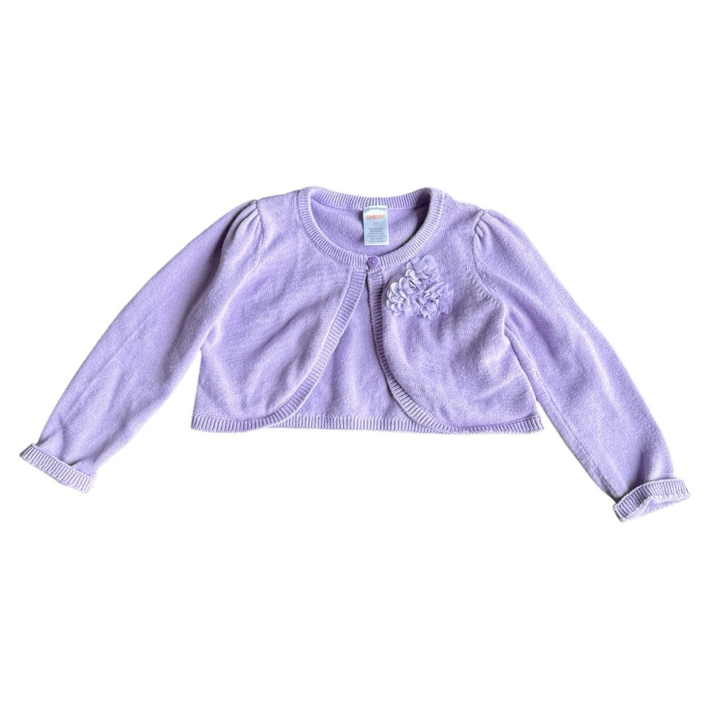 Gymboree 4T Hydrangea Dress and Cardigan - Picture 5 of 5